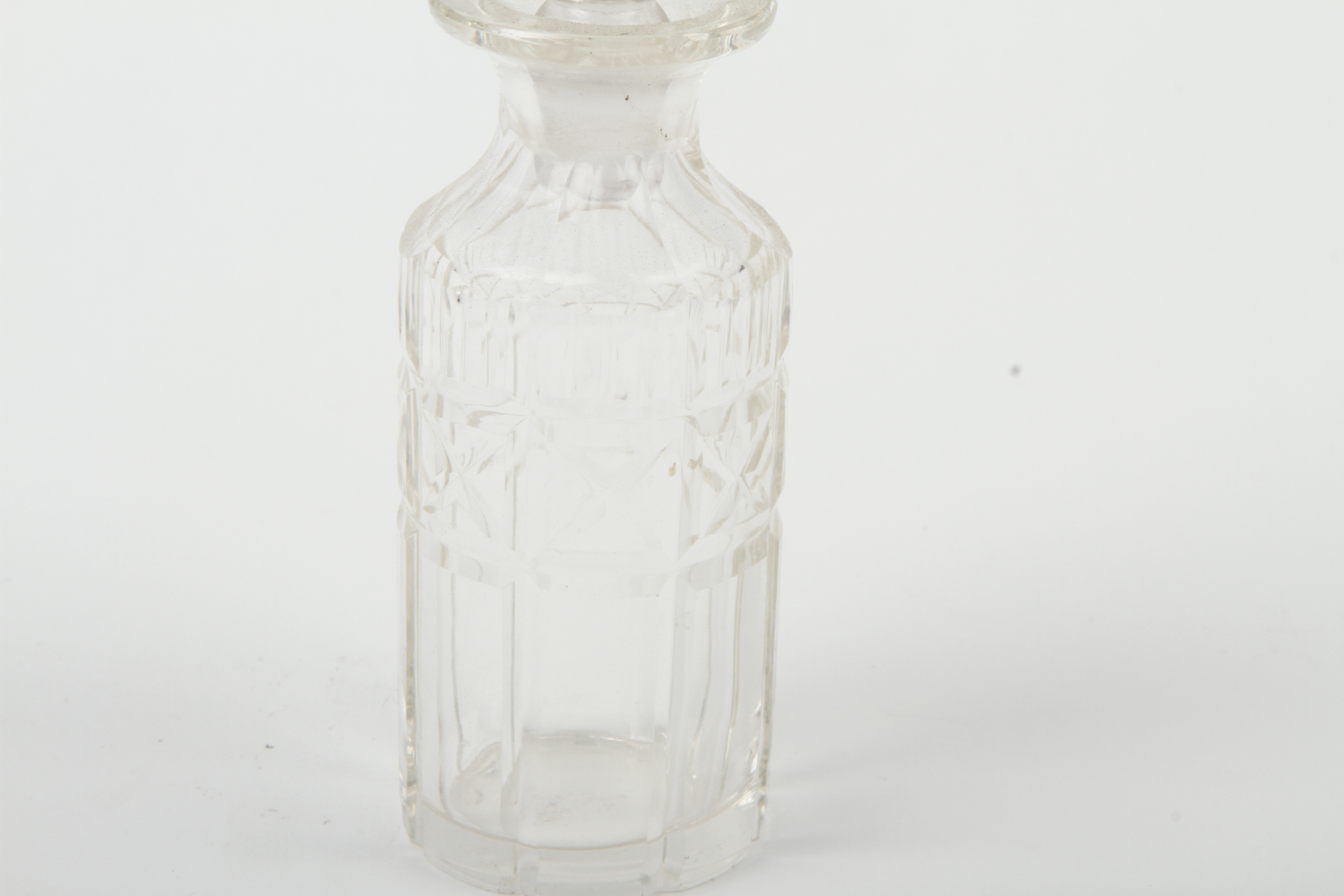 Antique Glass and Silver Plate Cruet Set