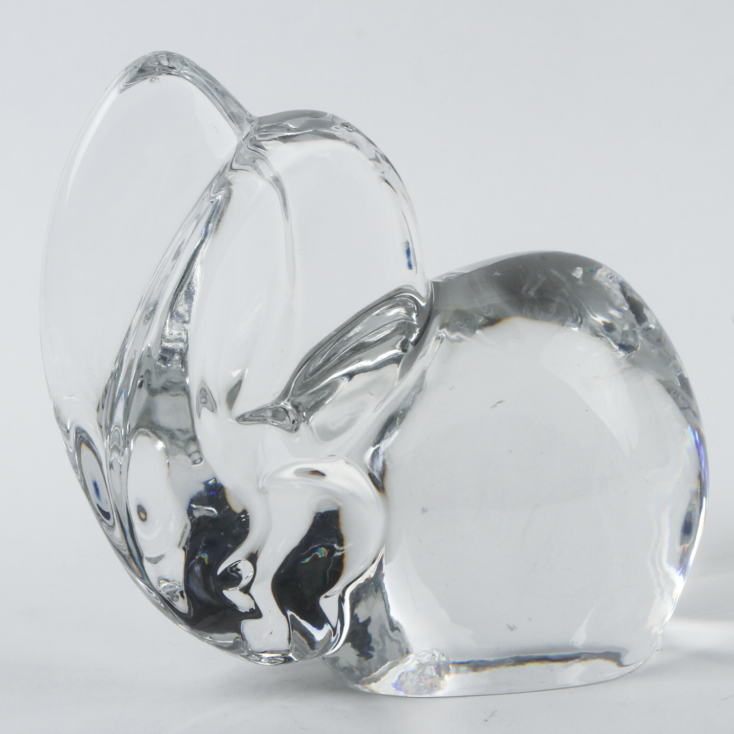 Orrefors Sweden Lead Crystal Rabbit