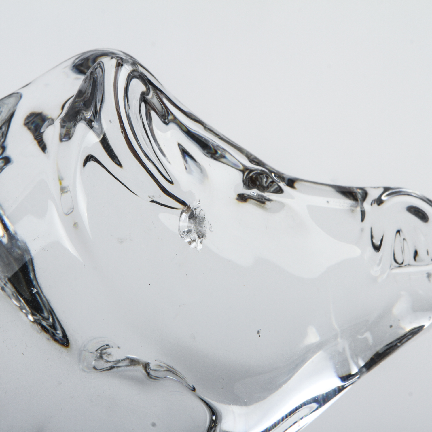 Baccarat Crystal Boar Figurine