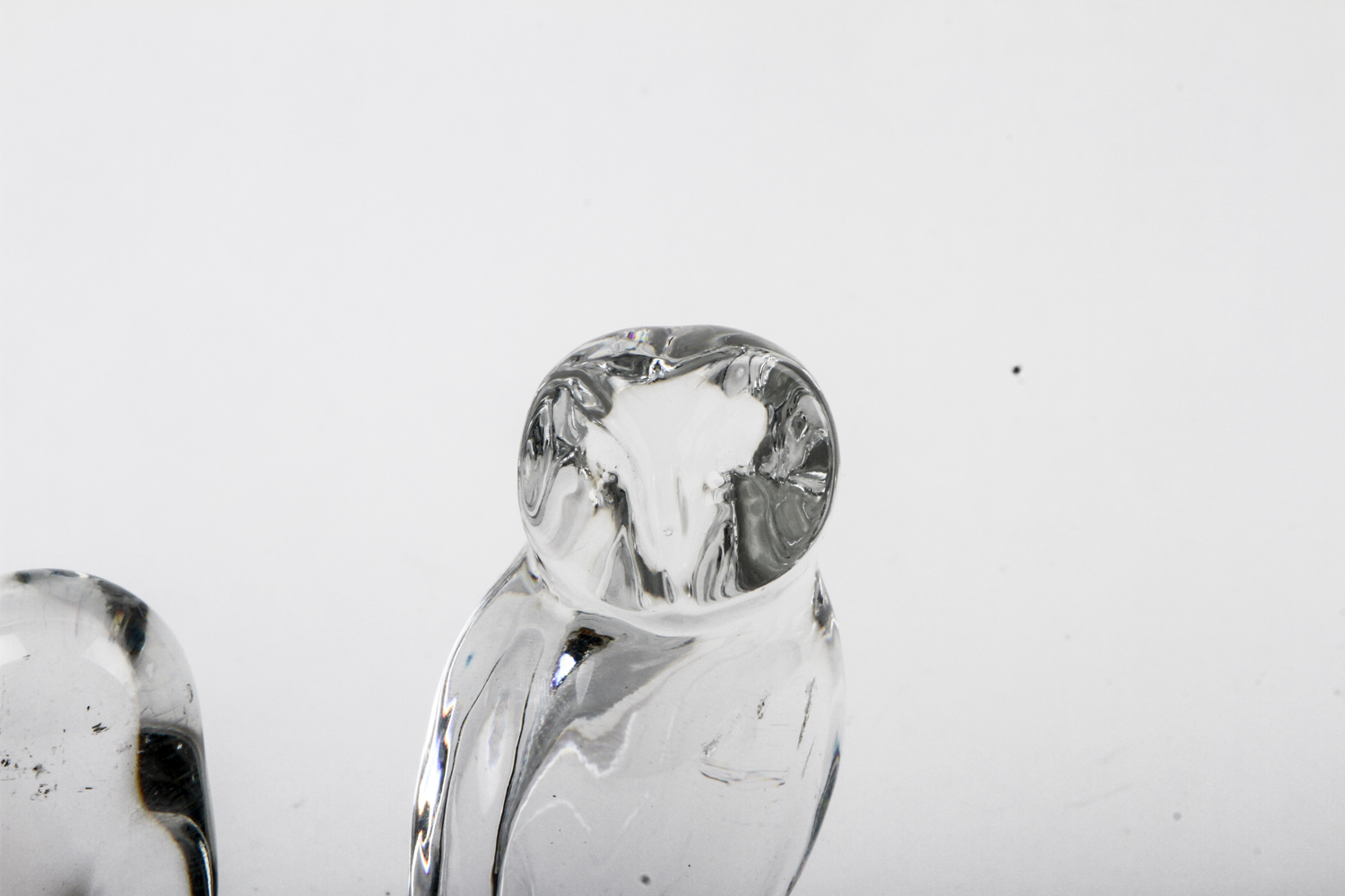 Two Baccarat Crystal Animal Figurines