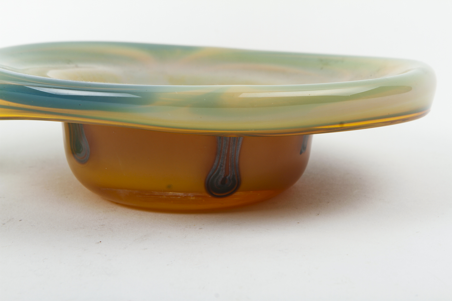 Art Glass Vase and Dish