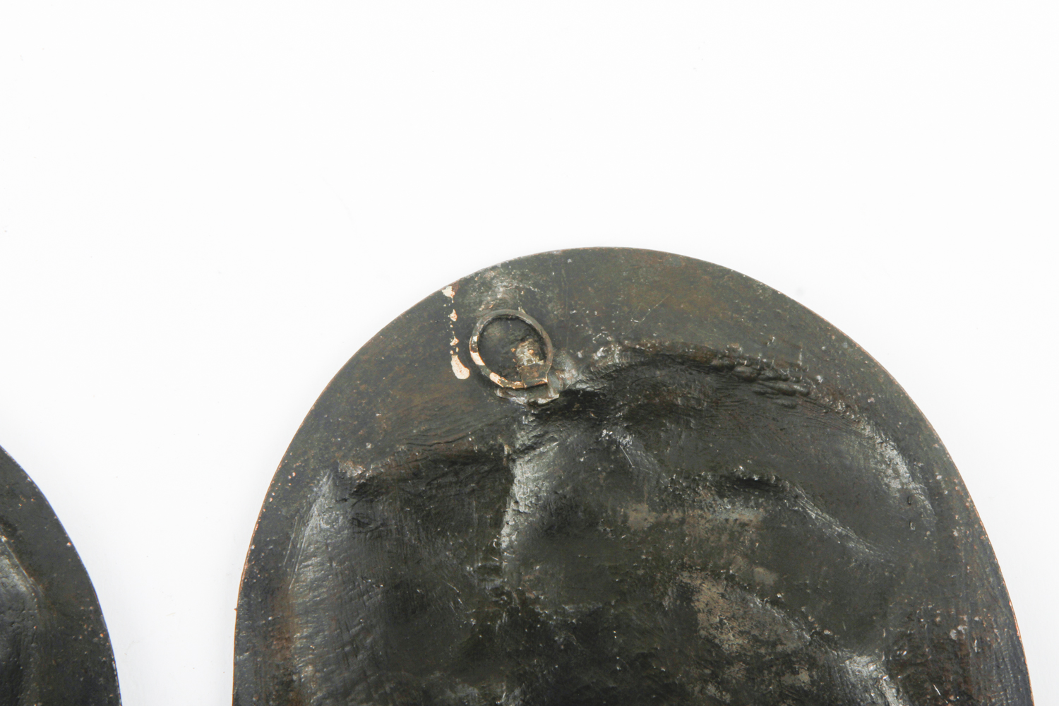 19th Century Italian Bronzed Pewter Wall Plaques