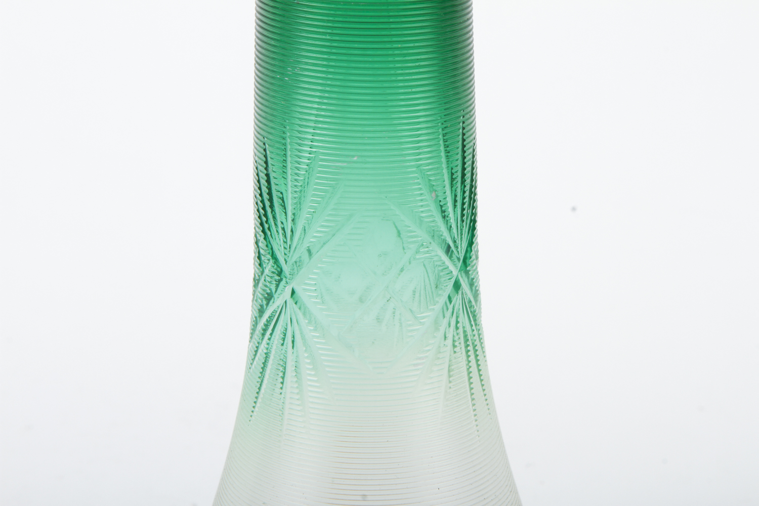 Glass Bud Vase with Sterling Rim