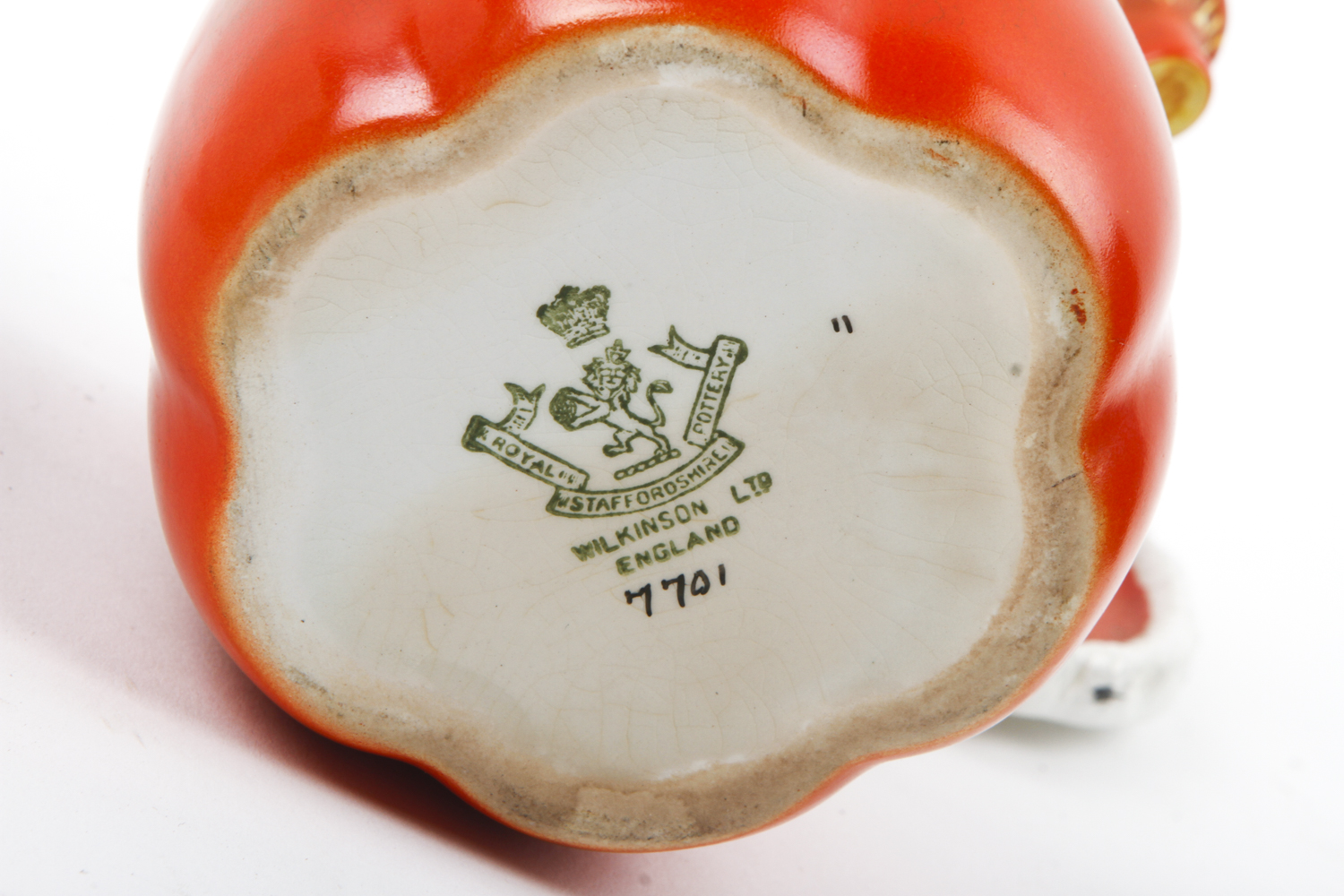 Two Figural Porcelain Tobacco Jars Including Ca. 1910 Wilkinson Potteries
