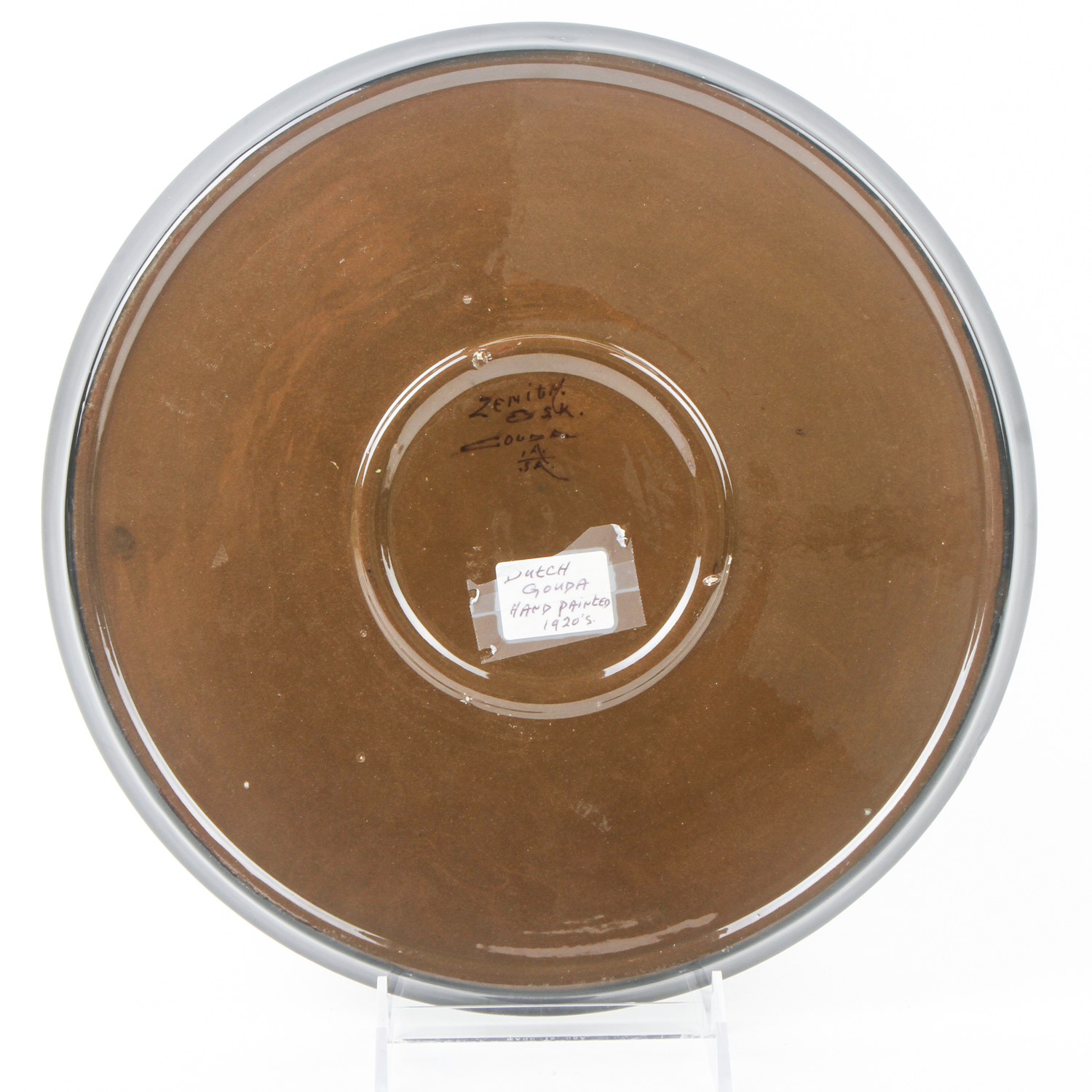 Gouda Pottery Hand Painted Plate