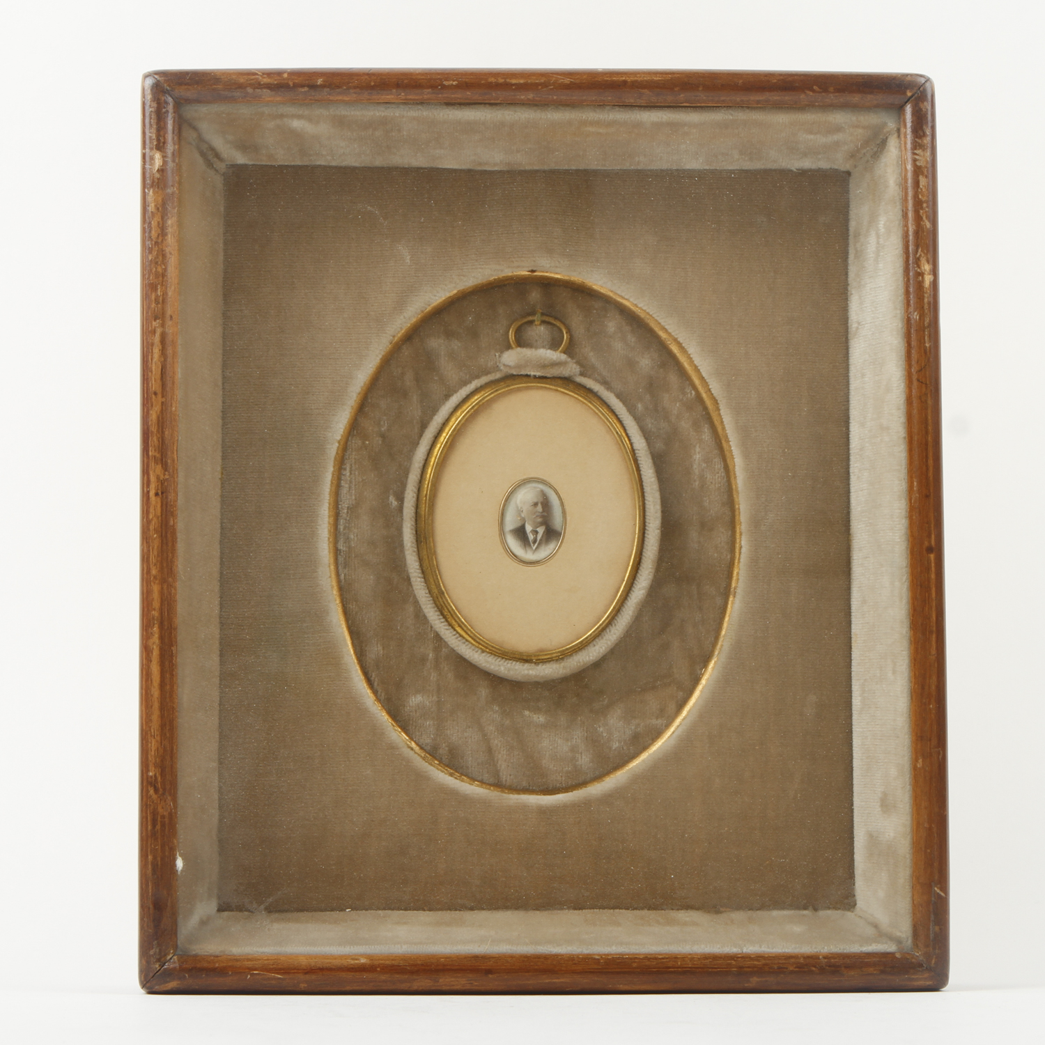 Vintage Photograph in Shadowbox Frame