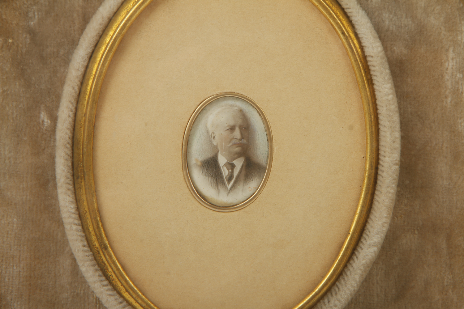 Vintage Photograph in Shadowbox Frame