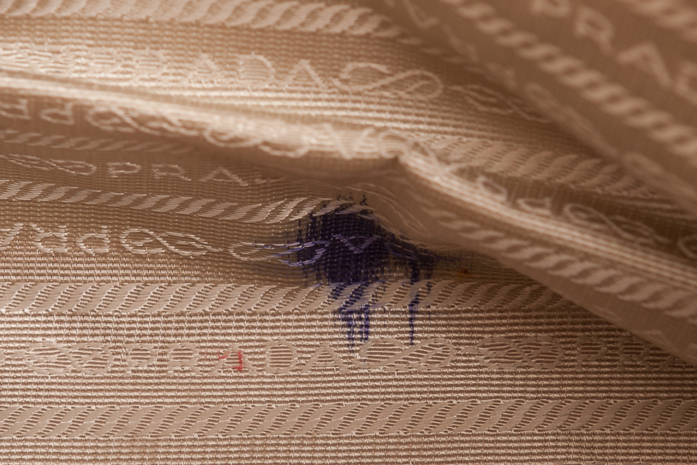 Prada Red Pebbled Leather Handbag