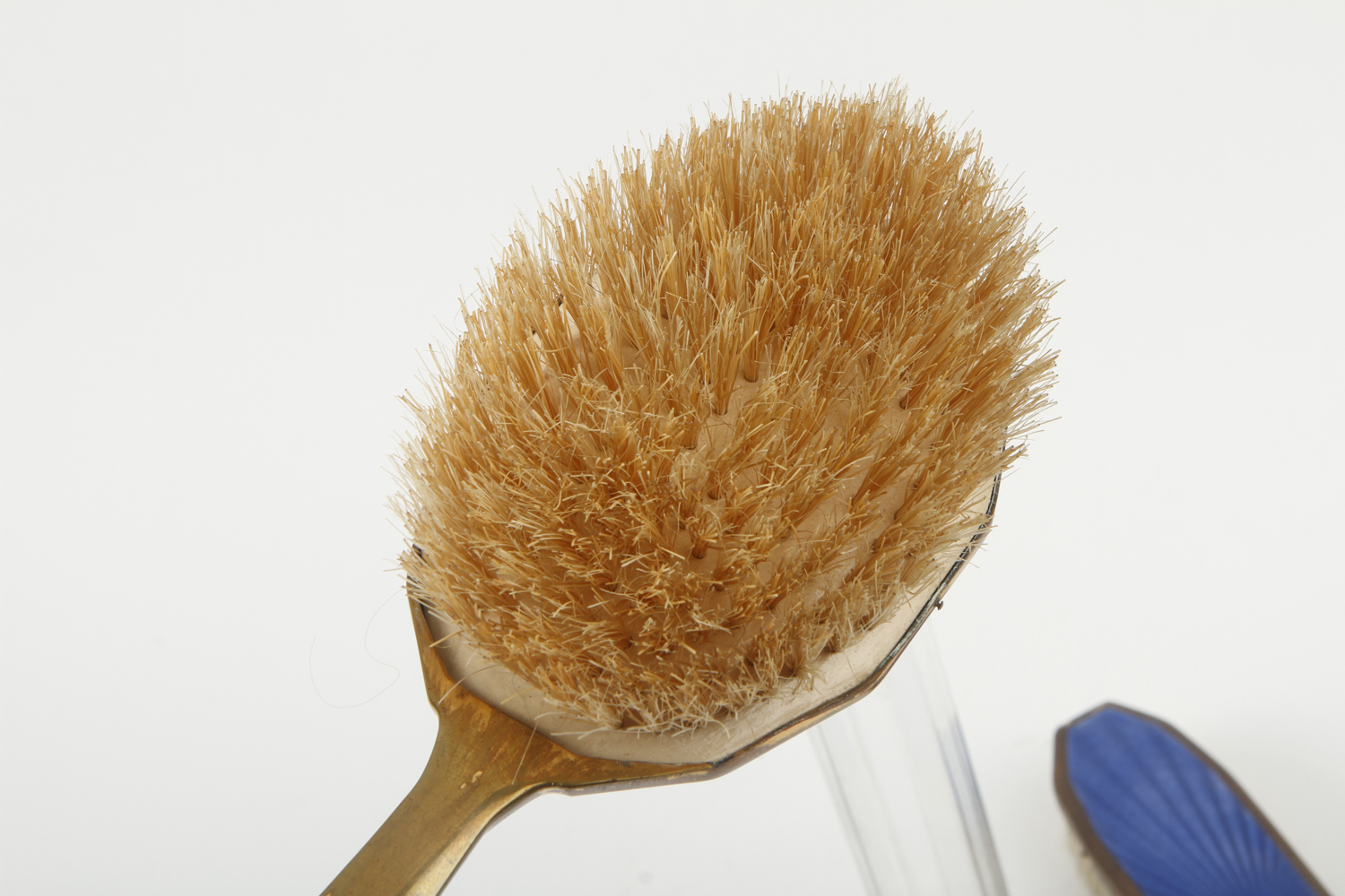 Art Deco Blue Enamel Vanity Set