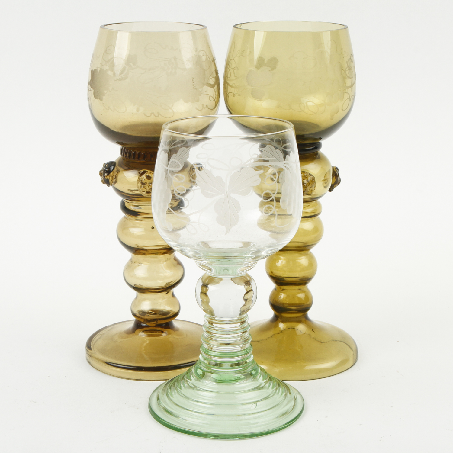 Bohemian Rhine Wine Glasses
