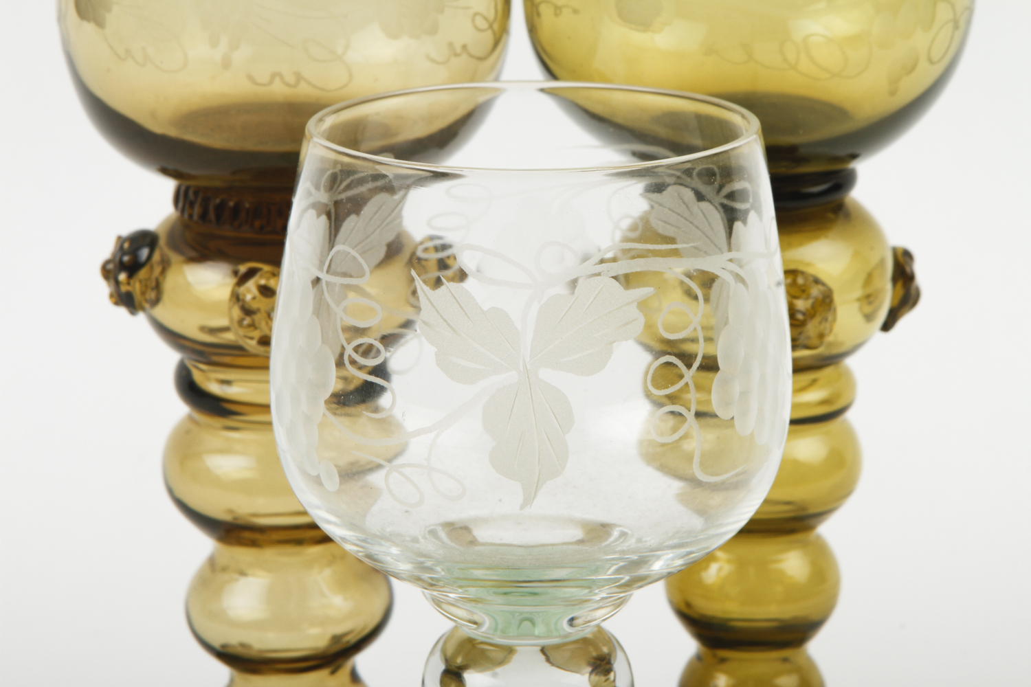 Bohemian Rhine Wine Glasses