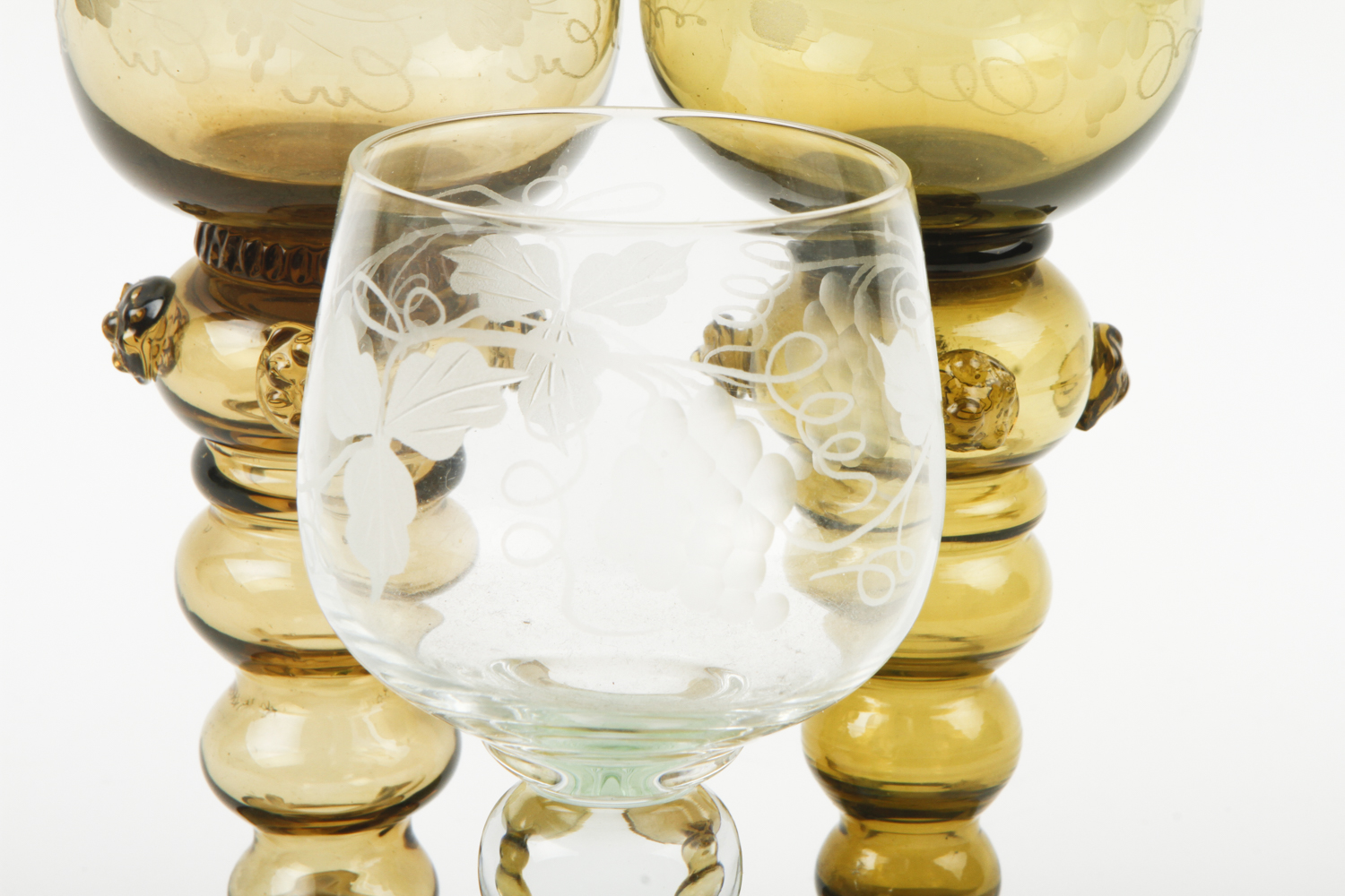 Bohemian Rhine Wine Glasses