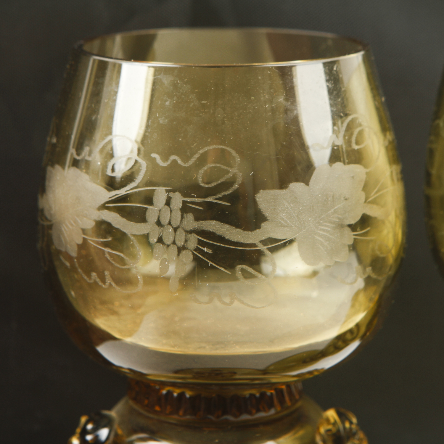 Bohemian Rhine Wine Glasses