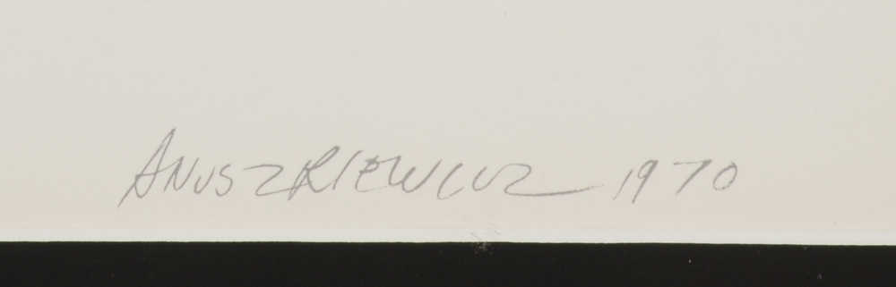 Richard Anuszkiewicz Hand-Pulled Lithograph "Yellow Reversed"