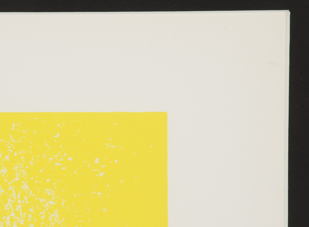 Richard Anuszkiewicz Hand-Pulled Lithograph "Yellow Reversed"
