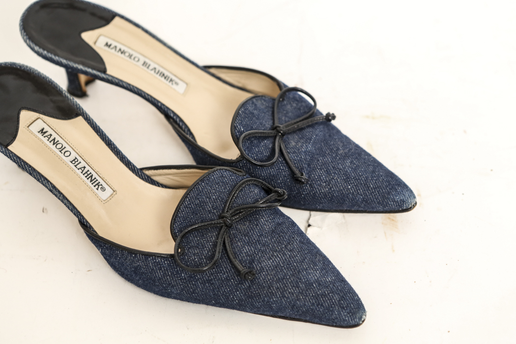 Prada, Ferragamo, Manolo Blahnik, Jimmy Choo and Coach Shoes