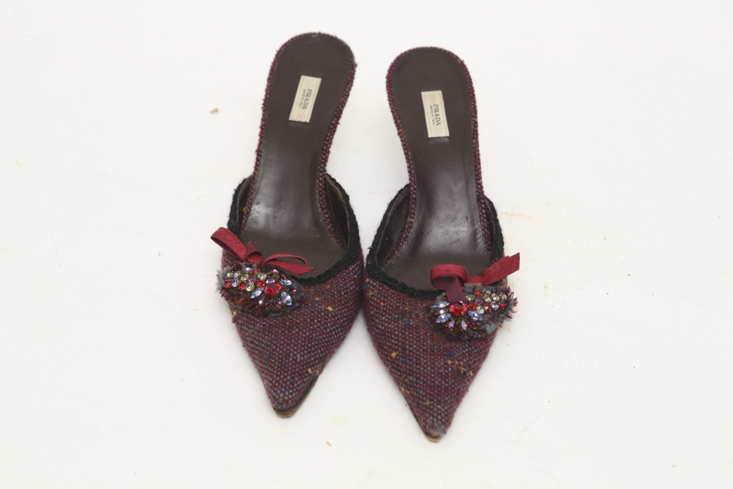 Prada, Ferragamo, Manolo Blahnik, Jimmy Choo and Coach Shoes