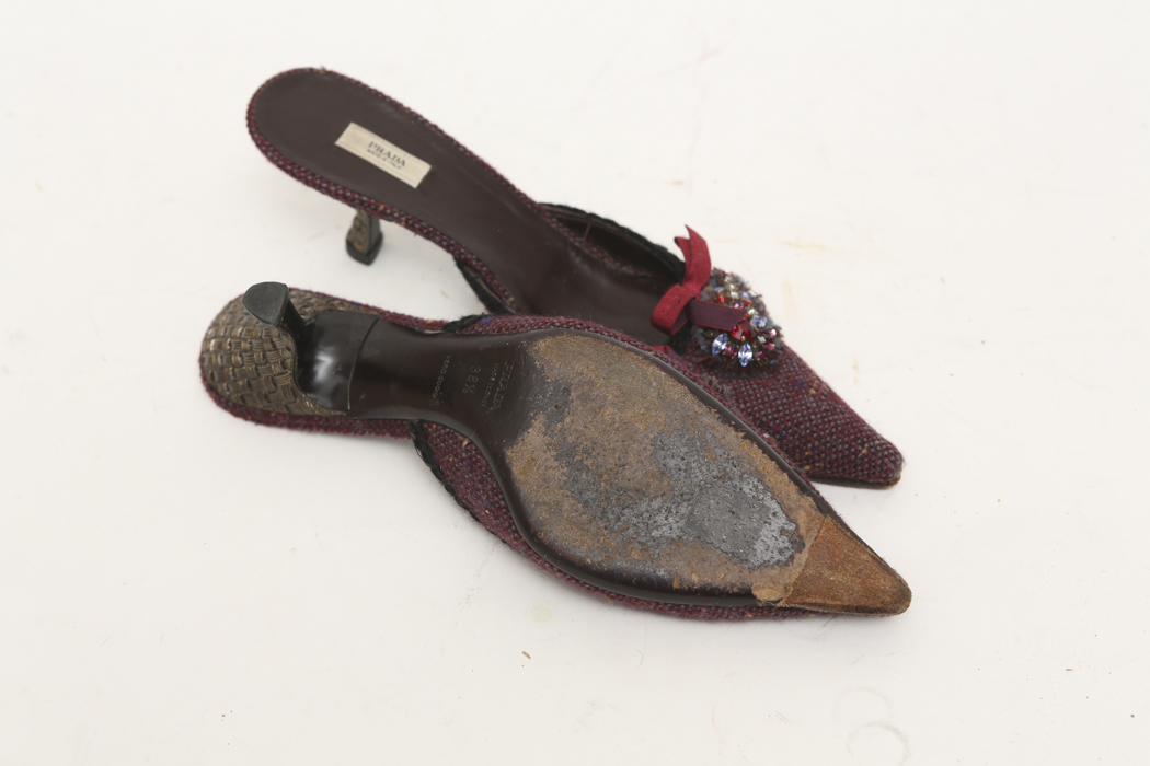 Prada, Ferragamo, Manolo Blahnik, Jimmy Choo and Coach Shoes