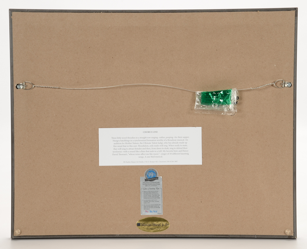 Offset Lithograph after Charley Harper "Chorus Line"