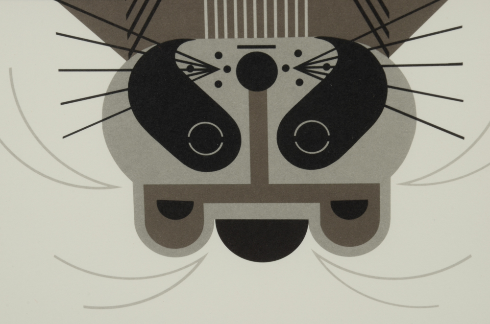 Charley Harper Signed Lithograph "Raccrobat"