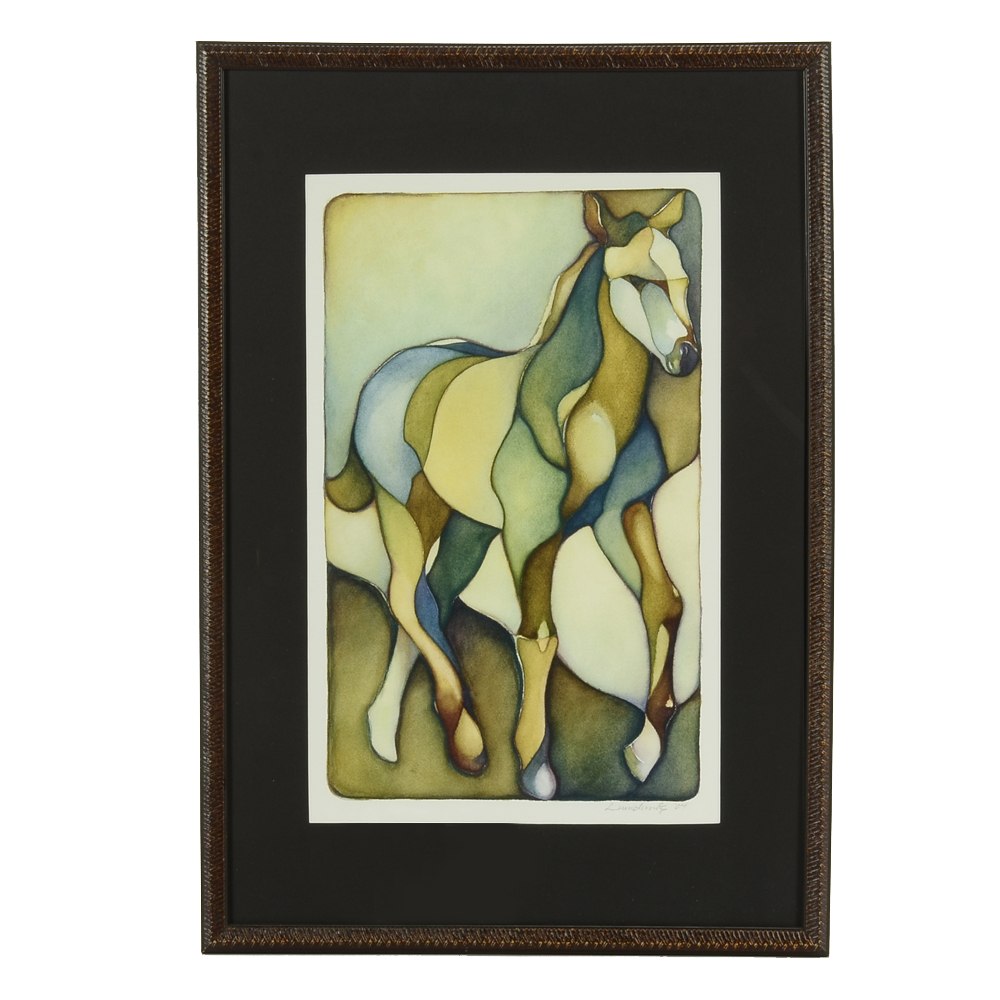 Laurichards Signed Offset Lithograph