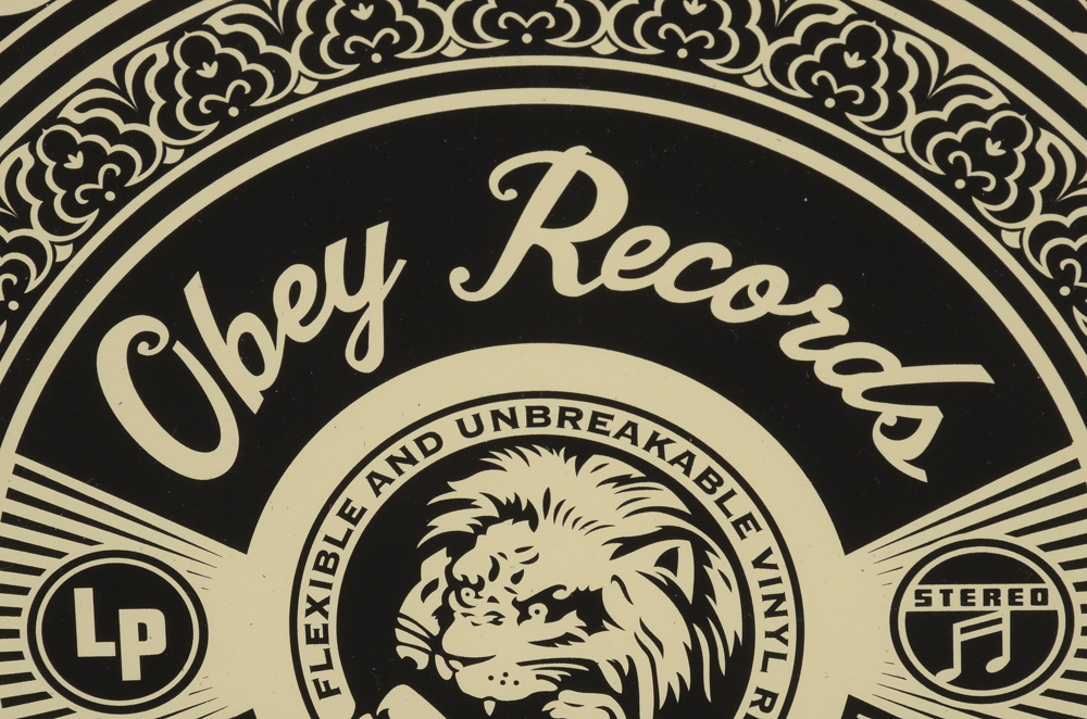 Shepard Fairey Signed 2013 Limited Edition Serigraph "Conquer Babylon"