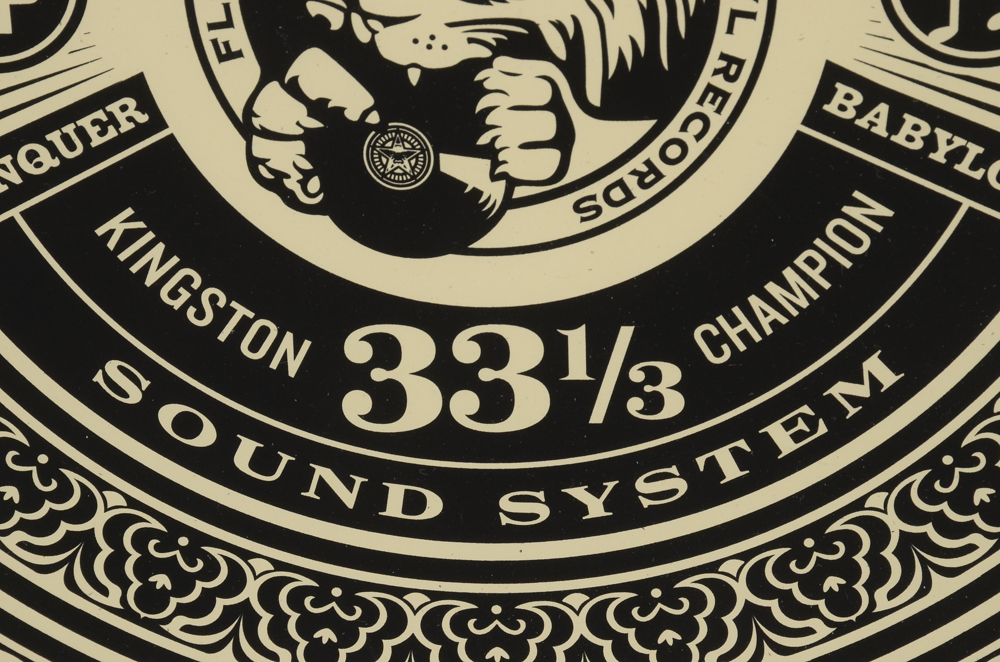 Shepard Fairey Signed 2013 Limited Edition Serigraph "Conquer Babylon"