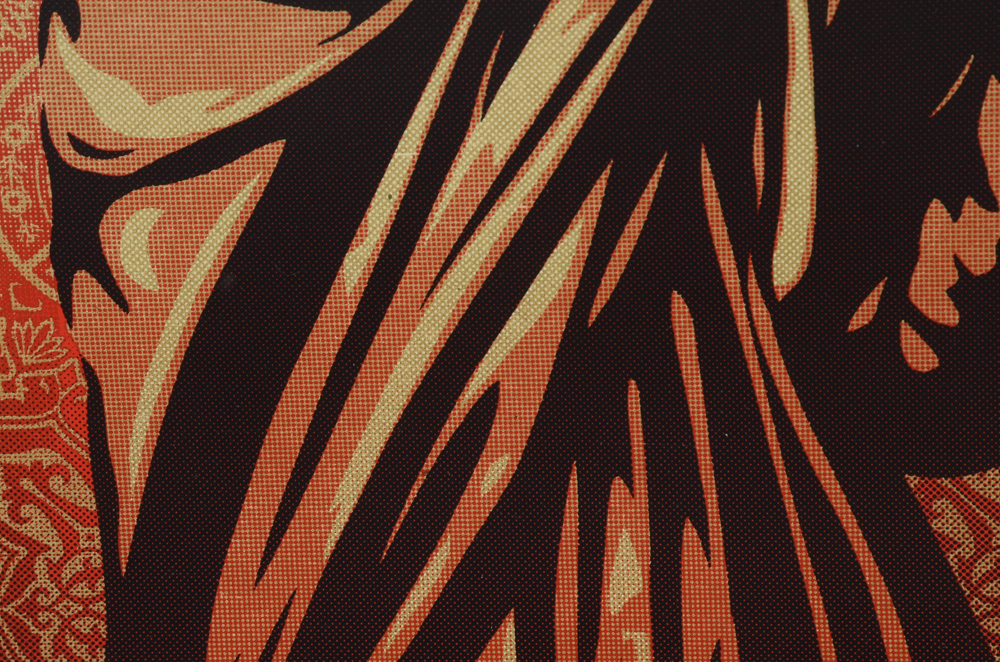 Shepard Fairey Signed 2009 Artist's Proof Serigraph "Burmese Monk"