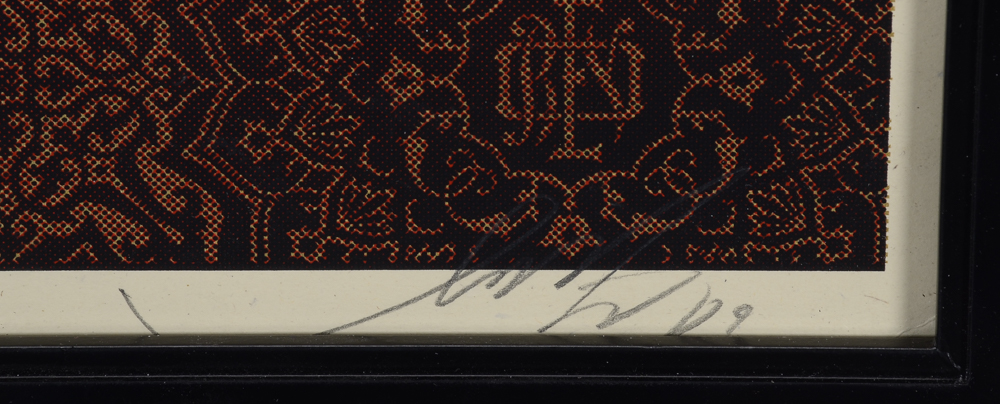 Shepard Fairey Signed 2009 Artist's Proof Serigraph "Burmese Monk"