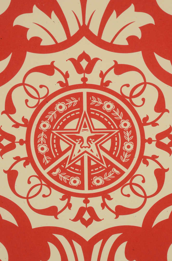 Shepard Fairey Signed 2010 Artist's Proof Serigraph "Parlor Pattern"