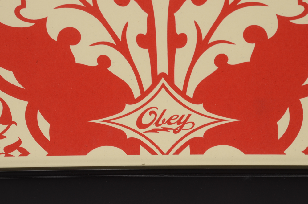 Shepard Fairey Signed 2010 Artist's Proof Serigraph "Parlor Pattern"