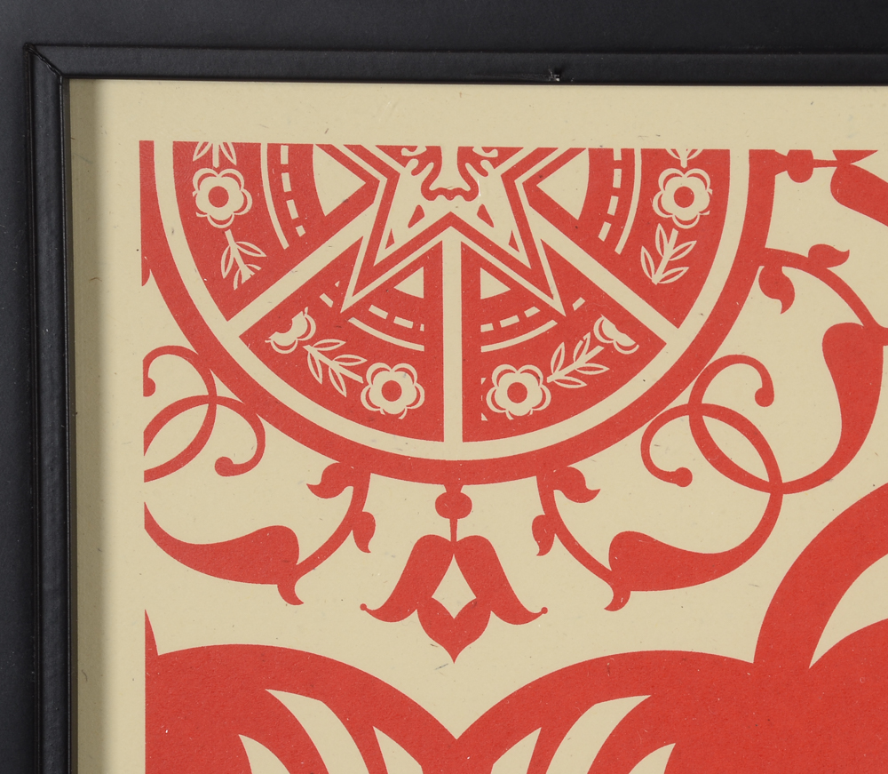 Shepard Fairey Signed 2010 Artist's Proof Serigraph "Parlor Pattern"