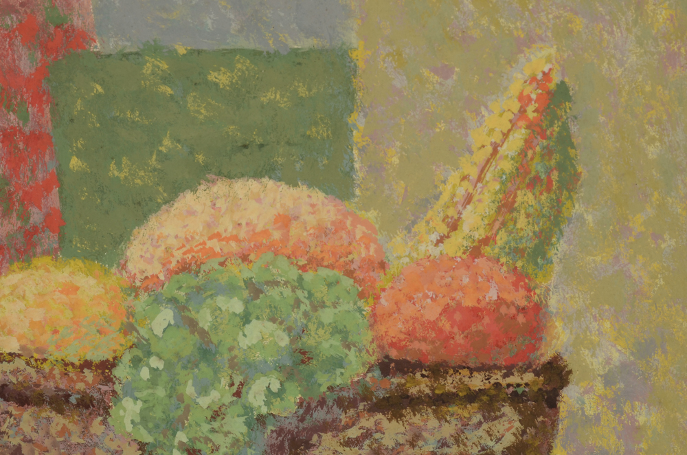 Coleman Original Gouache on Paper Fruit Still Life