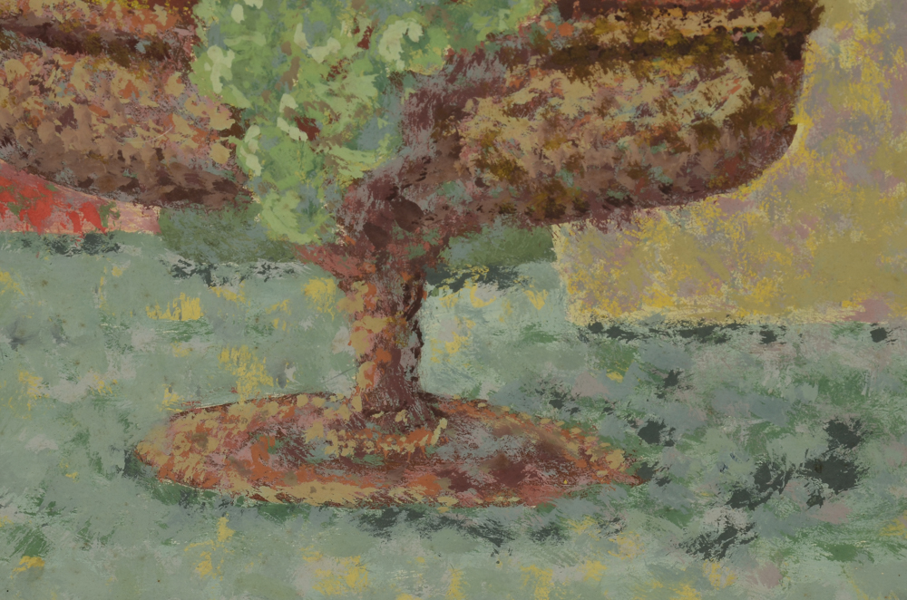 Coleman Original Gouache on Paper Fruit Still Life