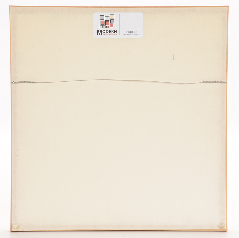 D. Frederick Original 1988 Color Linocut Print "Ocean Breeze Beauty Shop II"