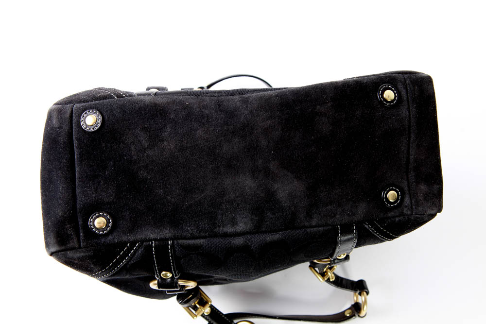 Coach Black Signature Gallery Tote