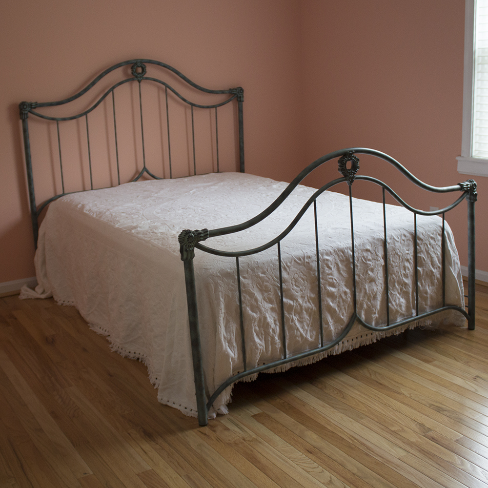Queen Size Wrought Metal Bed Frame