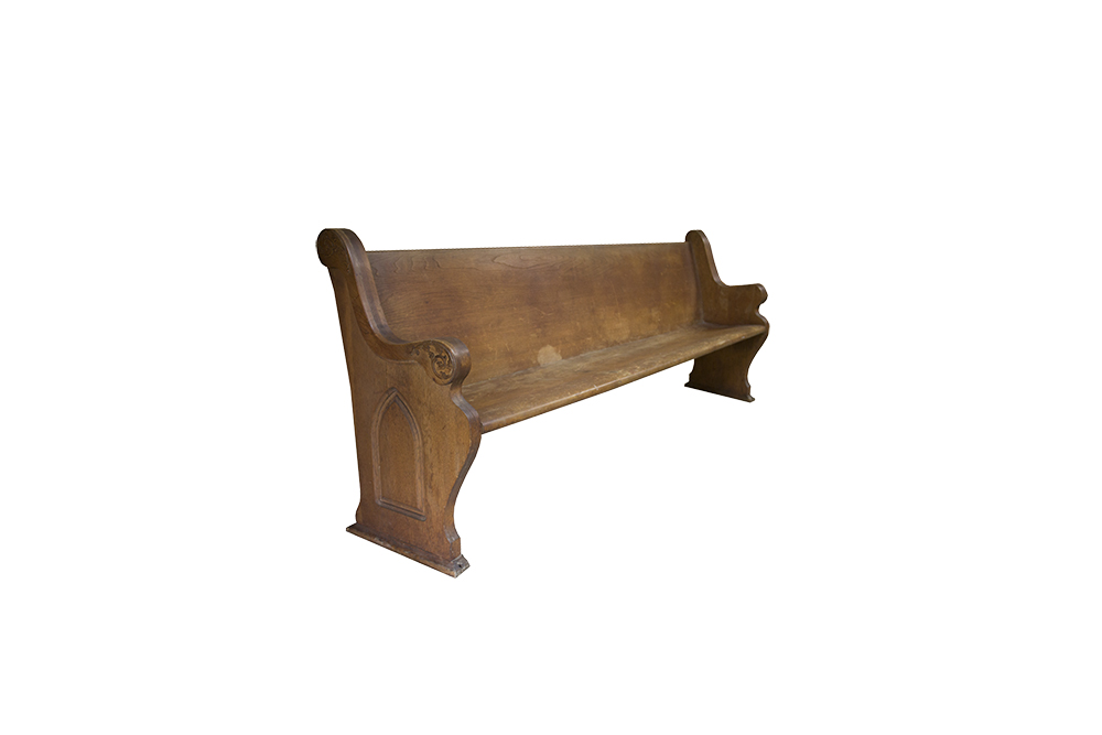 Wooden Church Pew