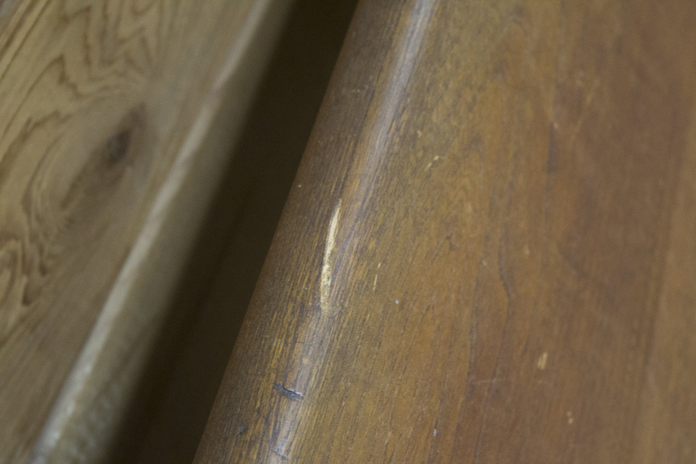 Wooden Church Pew