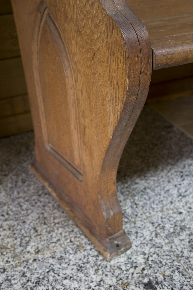 Wooden Church Pew