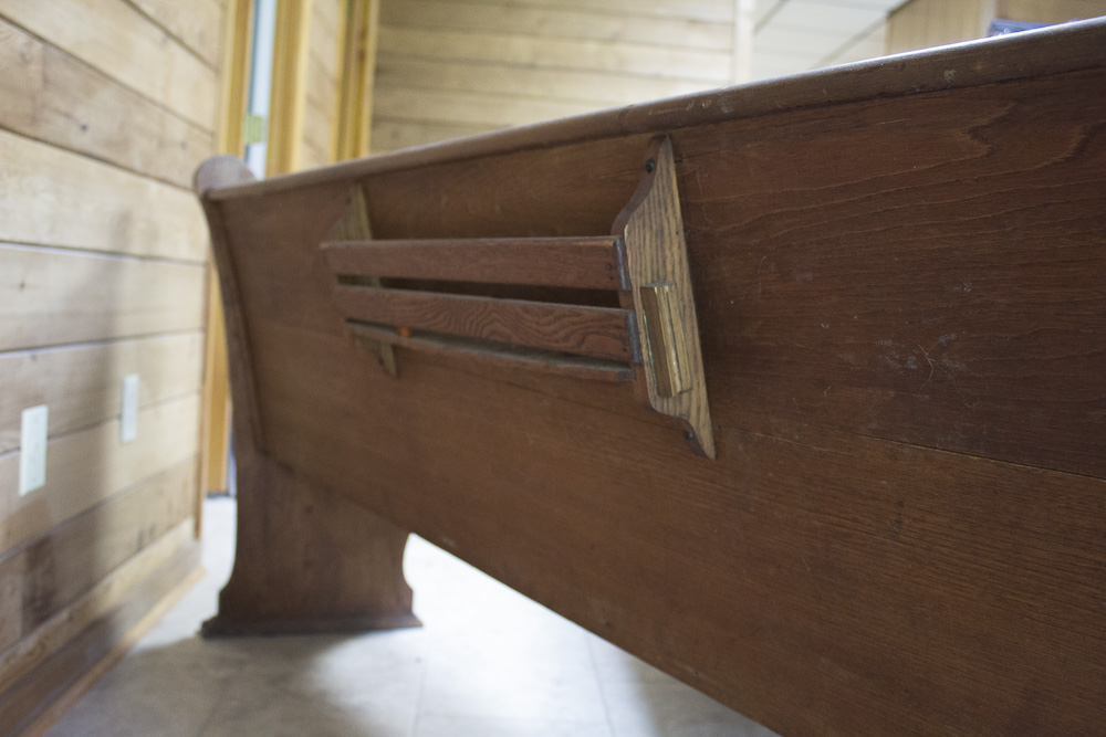 Wooden Church Pew