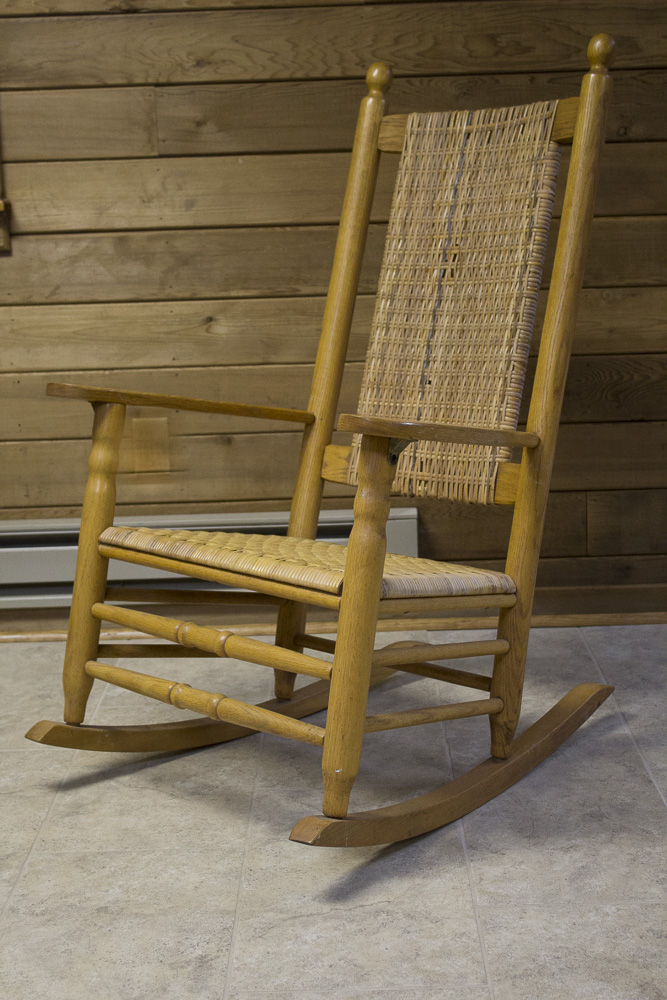 Carolina Rocker Oak and Cane Rocking Chair