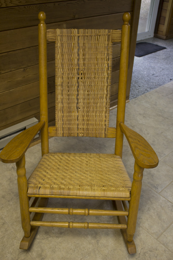 Carolina Rocker Oak and Cane Rocking Chair