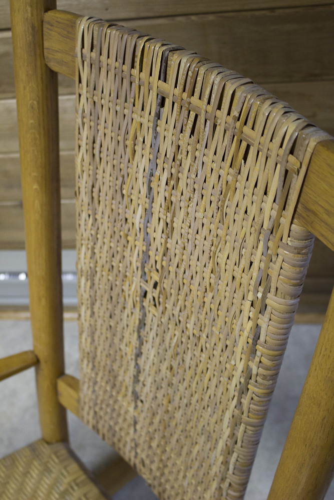 Carolina Rocker Oak and Cane Rocking Chair