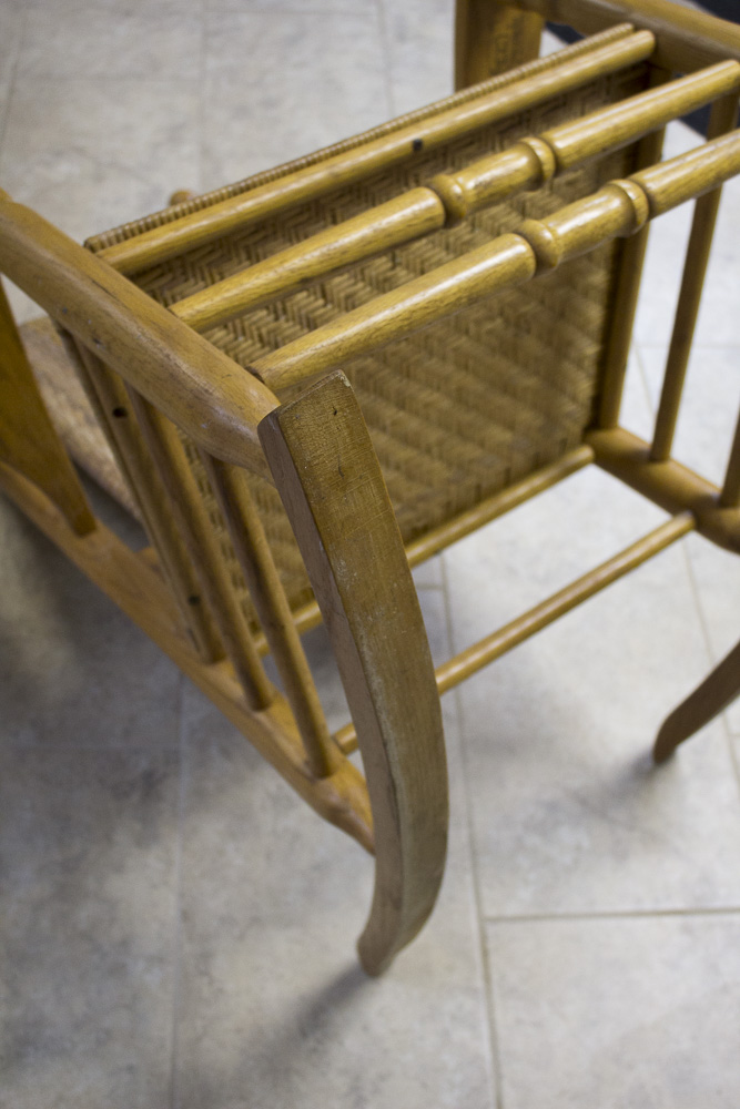 Carolina Rocker Oak and Cane Rocking Chair