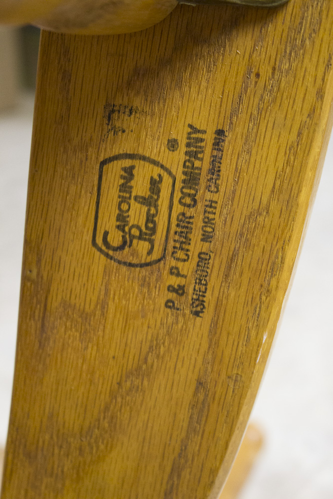 Carolina Rocker Oak and Cane Rocking Chair