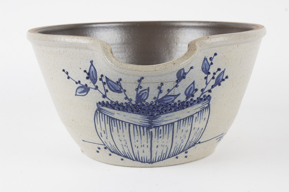 Stoneware Pottery Bowl and Pitcher