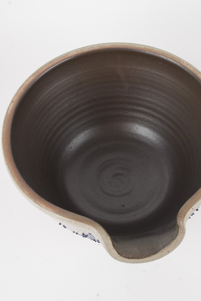 Stoneware Pottery Bowl and Pitcher