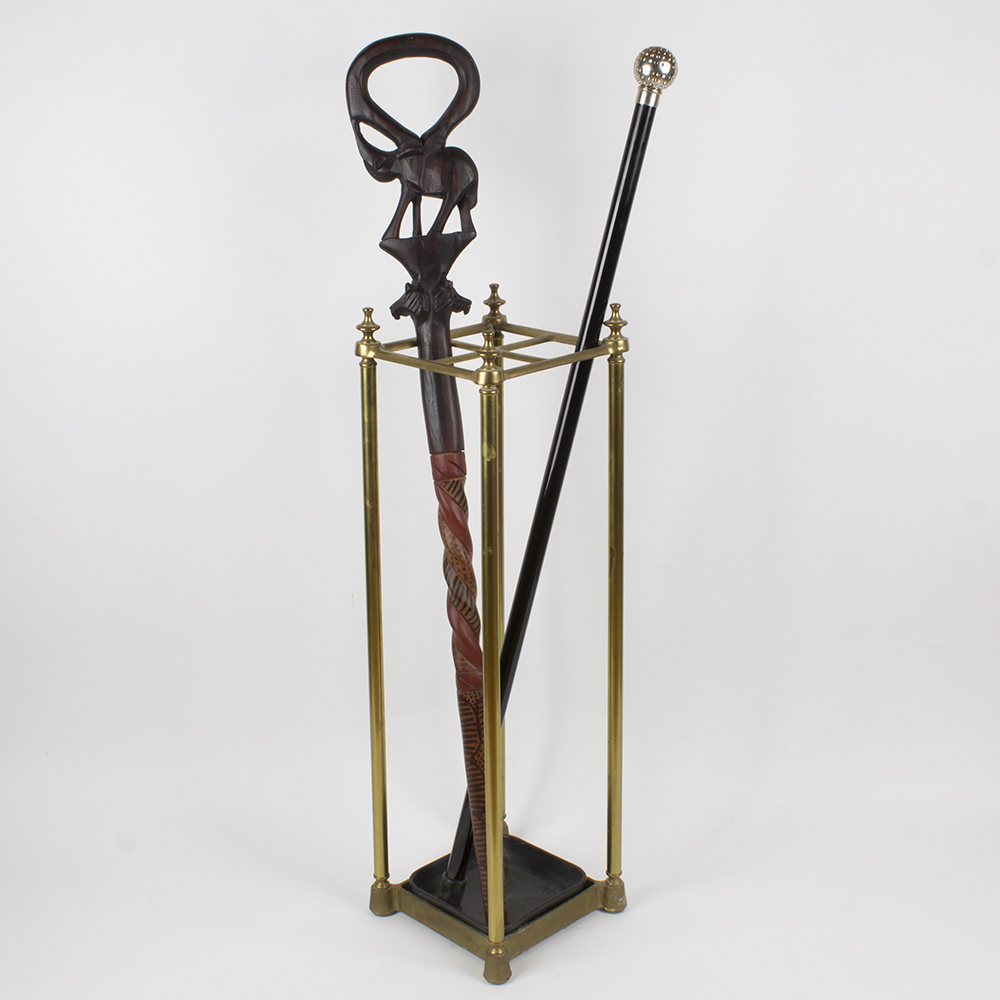 Canes and Brass Stand