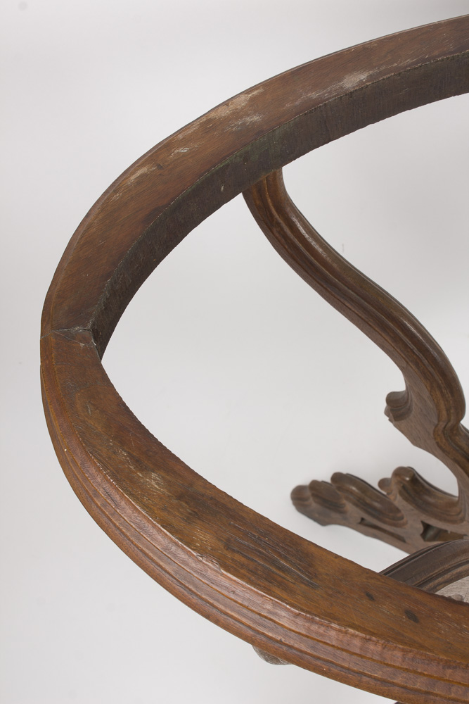 Eastlake Style Marble Top Accent Table